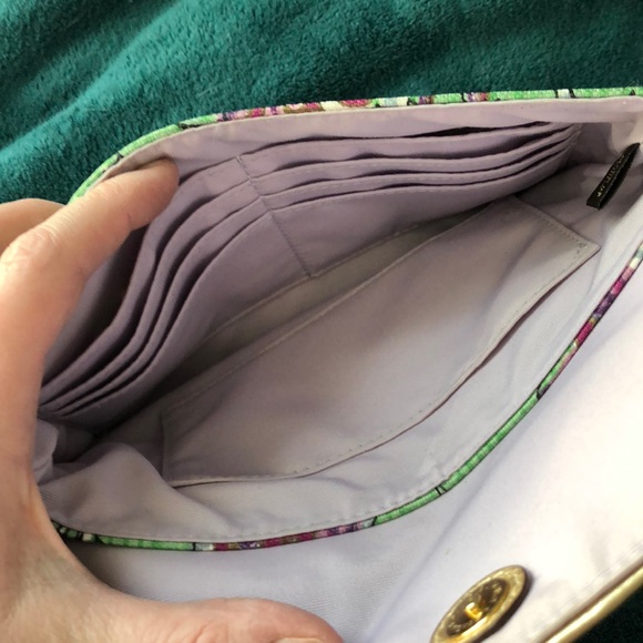 Springy floral coach large wristlet - Picture 4 of 6